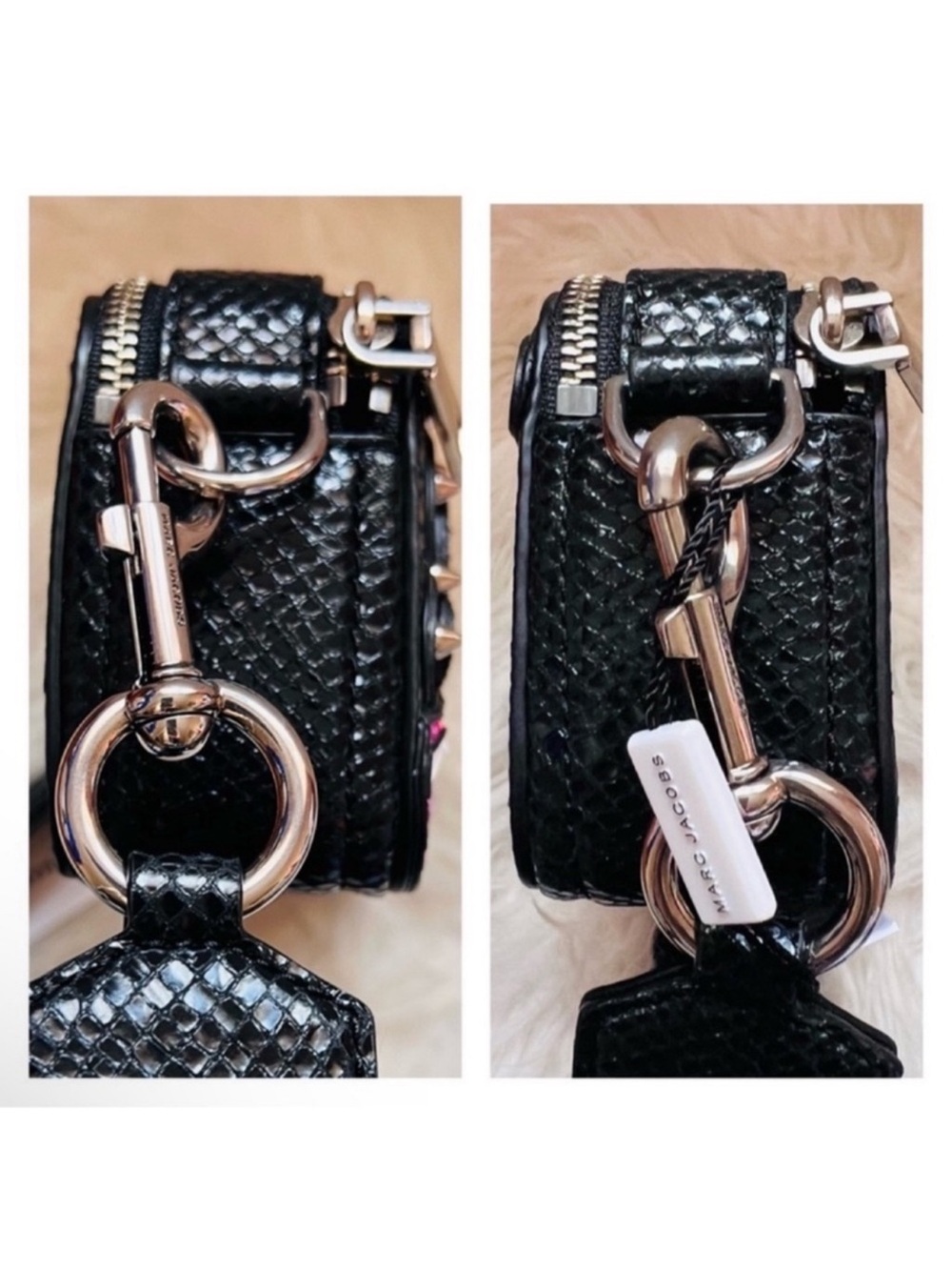 New Limited Edition Marc Jacobs Embellished Snapshot “Pill” Crossbody Camera Bag - Picture 10 of 15
